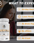 Precium Nutrition AddyAll XR Focus & Energy Supplement - Brain Booster - Early Bird Morning Cocktail - Focus, Energy, and Memory Support Vitamins - 30 Day Supply (30 Capsules)