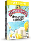 Margaritaville Singles To Go Water Drink Mix  Margarita Flavored NonAlcoholic Powder Sticks Pina Colada Pack  3