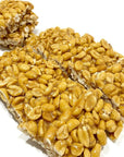 NY SPICE SHOP Peanut Honey Bars - 1 Pound Peanut Crunch Bars - Honey Peanut Candy - Healthy Protein Snacks - Honey Peanut Bar - Delicious Peanut Bars - Sweet Energy Bars - Dried Roasted Peanut Bar