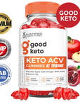 Good Keto ACV Gummies Extreme 2000MG Good Keto Gummies Good Keto Gummy Apple Cider Vinegar Formulated with Pomegranate Beet Juice Powder B12 Vegan Non GMO 60 Gummies