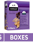 RXBAR A.M. Protein Bars, Gluten Free Snacks, Breakfast Snacks, Chocolate (6 Boxes, 30 Bars)