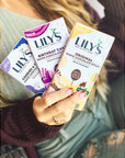 White Chocolate Style Bar Variety Pack By Lilys Sweets  Made with Stevia No Added Sugar LowCarb Keto Friendly  GlutenFree  NonGMO Ingredients  28 Ounce 6 Pack