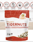 Skyland Kitchen Organic Sliced Tigernuts 12oz NutFree Raw Snack GlutenFree Vegan Paleo Friendly High Fiber NonGMO