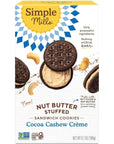 Simple Mills Cocoa Cashew CrÃ¨me Sandwich Cookies - 6.7 Ounce (Pack of 1)