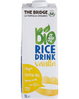 THE BRIDGE Bio Organic Rice Vanilla Drink, 1 Liter