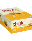 think Protein Bars High Protein Snacks Gluten Free Kosher Friendly Banana Oat Muffin 10 Count