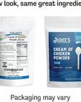 Judee’s Cream of Chicken Powder 1.5lb (24oz) - 100% Non-GMO, Gluten-Free & Nut-Free - Made from Real Chicken and Dairy - Made in USA - Great for Soups, Casseroles, Pot Pies, and Mashed Potatoes