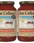 Due Cellucci Tomato Sauce Arrabbiata Spicy Pack of 2