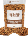 Sesame Sticks  Delicious and Fresh Sesame Sticks Snacks with the Perfect Flavor for Midday Snacking Office OnTheGo Indulgence 2LB