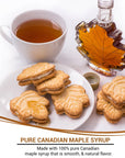 Turkey Hill Sugarbush 100 Pure Canadian Premium Maple Syrup Cream Filled Cookies  AllNatural Maple Leaf Shape Delicious Cookies 2 Pack Cream Cookies