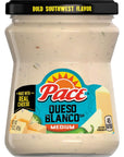 Pace Queso Queso Blanco Cheese Dip Great for Nachos 15 oz Jar