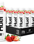 Huel ReadytoDrink  Strawberry Shortcake Meal Replacement Drink  High Protein Drink  Nutritionally Complete Low Sugar High Fiber Plant Based Vegan Healthy  22g Protein Per Bottle 169 Fl Oz 12 Pack