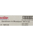 MW Polar Sardines Mustard 3Ounce Pack of 24