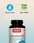 Jarrow Formulas CarotenAll - 60 Softgels - Supplement Provides Seven Major Carotenoids Found in Fruits & Vegetables to Support Cardiovascular & Vision Health - Up to 60 Servings