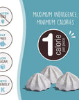 Dont Worry Meringue Cookies Keto Friendly  Strawberry  Vanilla  4 Pack  Only 1 Calorie per piece  Healthy Candy Gluten Free Snacks Low Carb Low Sugar Low Calories