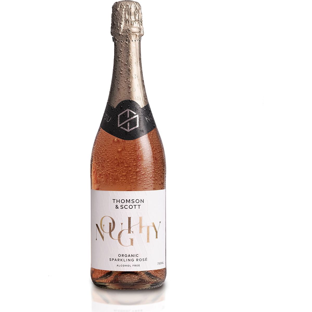 Thomson  Scott Noughty Alcohol Free Organic Sparkling Rosé LowSugar Halal Certified Vegan  Great Gift for Expecting and New Mums Birthdays Anniversaries  75cl