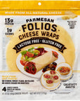 Folios All natural 100% Parmesan Cheese Wraps, 6 oz