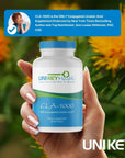 Uni Key Health CLA-1000 | Naturally Supports Healthy Weight Management | 800 mg Conjugated Linoleic Acid | 90 Servings