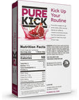 PURE KICK Energy Singles To Go Drink Mix - 12 Boxes with 6 Packets in each Box