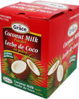 Grace Dry Coconut Milk Powder - 12 pack - No Preservatives No Refrigeration - Just Add Water - Milk Substitute - Coffee Creamer, Smoothies, Baking, Camping, Curries - Bonus Recipe eBook - 1.76 oz