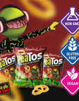 PeaTos® - the Craveworthy upgrade to America's favorite snacks - PeaTos Crunchy Rings Pizza in Snack Sized 0.6 oz. Bags (15 pack) full of “JUNK FOOD” flavor and fun WITHOUT THE JUNK. PeaTos are Pea-Based, Plant-Based, Vegan, Gluten-Free, and Non-GMO.