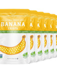 Nature’s Turn Freeze-Dried Fruit Snacks, Banana Crisps, Pack of 6 (0.53 oz Each)