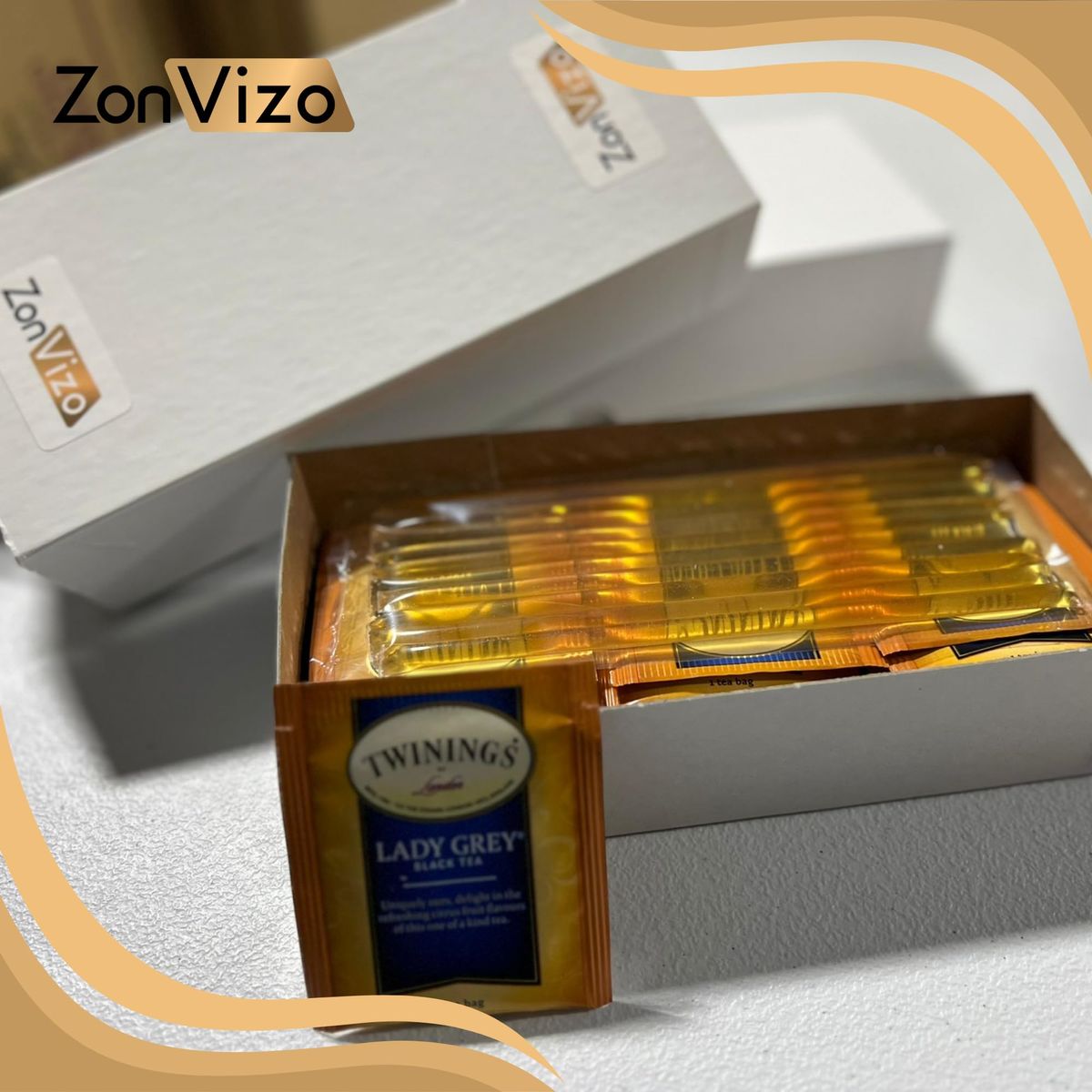 Zonvizo Wellness Tea Bundle 48 Packs with 6 Unique Flavors  10 Honey Sticks  Energy Immunity  Glow Tea Variety Pack Enriched with Vitamins  Probiotics