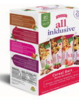 All Inklusive Cereal Bars (28 Pack) - Almonds, Cranberries, Strawberries, & Raisins Healthy Cereal Bars w/ ZERO Sugar Added Breakfast Cereal Bars Made w/ Oats, Rice & More - High Fiber Cereal Bars w/ Vitamins & Mineral (24.6 oz) 80 Cal.