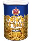 Better Made Potato Sticks 5oz Canister - Shoestring Potato Sticks - Gluten Free - Crunchy, Crispy Snack from Fresh Potatoes - Resealable Lid (Original, Single Can)