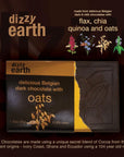 Dizzy Earth Dark Chocolate Bar with Oats Seeds - 35 Gm