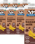 Mooala  Organic Chocolate Bananamilk 338 fl oz Pack of 6  ShelfStable NonDairy NutFree GlutenFree PlantBased Beverage