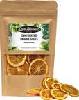 Dehydrated Dried Orange Slices Wheels  Approx 17 Slices  100 Natural  Sugar Free  Gluten Free  Dehydrated Orange Wheels for Cocktails Garnishes Deserts  Fruit Slice  176 OZ  50 Grams