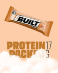 Built Protein Bars Salted Caramel 12 Count 173oz Bars Gluten Free Protein Snacks with 17g of High Protein Chocolate Protein Bar only 130 calories  4g sugar Great On The Go Protein Snack