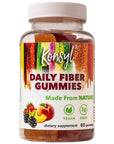 Konsyl Daily Fiber Gummies - Helps Support Digestive Health+ - Vegan Fiber Supplement Gummies for Adults - All-Natural Fruit Flavor (60 Count)