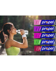 Propel Powder Packets Variety Pack Electrolyte Hydration Drink with Vitamins 5 different flavors  25 Count Sticks  Zero Sugars  OntheGo drink mix Packed by GhosTriseS