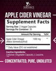 Apple Cider Vinegar Capsules for Detox and Cleanse, Digestion, and Immune Support, - 1300 mg per serving premium ACV Pills - Gluten Free, Keto Friendly, Non-GMO Supplement - 60 Capsules