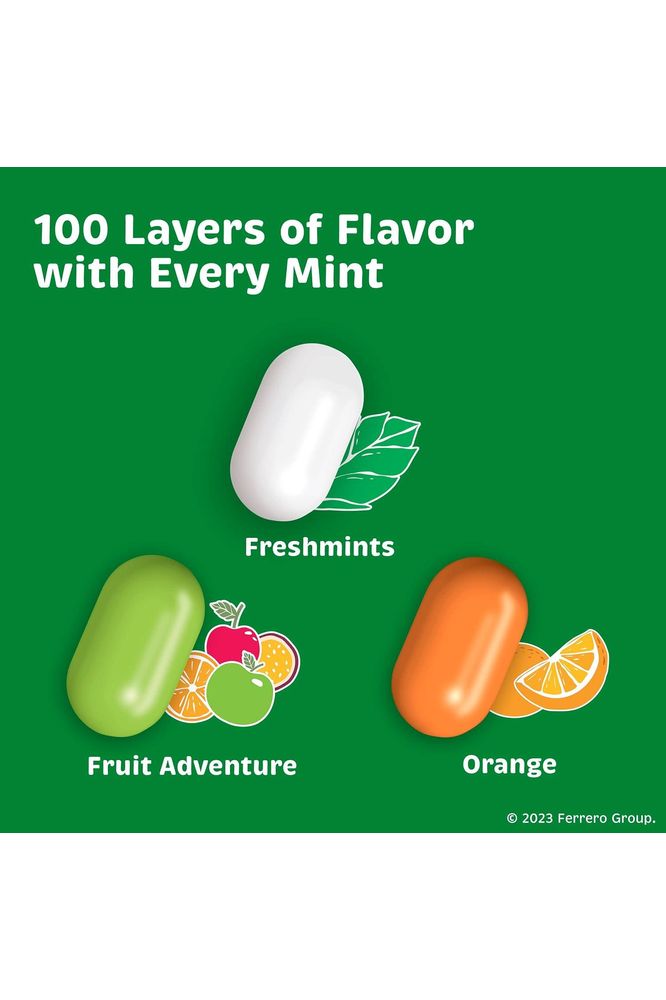 Tic Tac Mints, Freshmints, 12 Pack - 12 pack, 1 oz packs