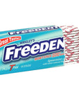 Wrigleys Freedent Gum Plen T Packs Spearmint 15 ct Pack of 8F