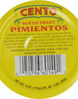 Cento Sliced Pimentos 4 oz