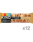 KIND Bars, Caramel Almond & Sea Salt, Healthy Snacks, Gluten Free, Low Sugar, 6g Protein, 12 Count