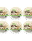 Restaurant Style Bibigo Cooked Sticky White Rice Bowls Medium Grain Microwavable Gluten Free Low Fat 74 oz 6 Count Packaged by ComboCreations