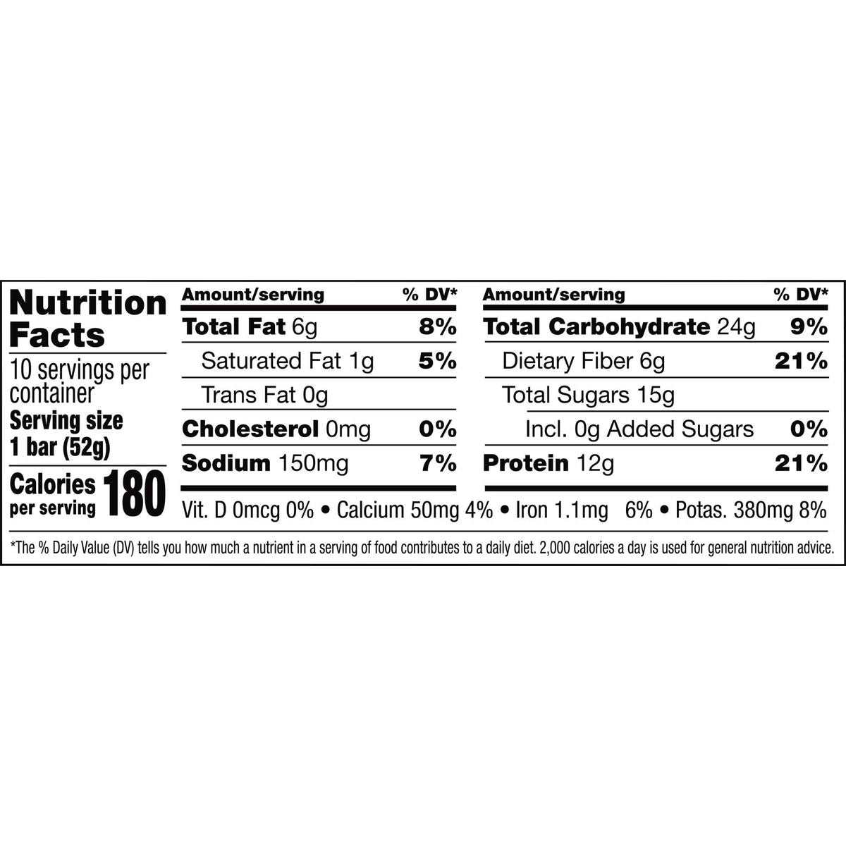 RXBAR Protein Bars Protein Snack Snack Bars Blueberry 183oz Box 10 Bars