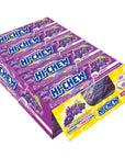 HICHEW Grape Sticks  Box of 15 176oz ea  Unique Fun Soft  Chewy Taffy Candy  Immensely Juicy Fruit Flavors