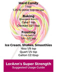 LorAnn Vanilla Butternut SS Flavor, 4 ounce bottle