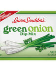 Laura Scudders Green Onion Dry Dip Mix Great For Vegetables Chips Sauces and Seasoning 6