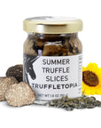 Truffletopia  Summer Truffle Slices  Black Truffle Carpaccio made of Real Italian Truffles  Luxury Topping or Gourmet  Ready to Eat  Alternative to Fresh Truffles  18 Oz