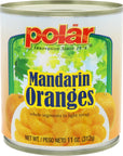 MW Polar Canned Fruit Mandarin Oranges 11 Ounce Pack of 24