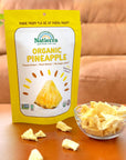 Natierra Natures Organic FreezeDried Pineapples  Gluten Free  Vegan  15 Ounce