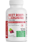 Bronson Beet Root + L-Arginine 2000 MG Nitric Oxide Production- Non-GMO, 120 Vegetarian Capsules