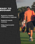 TB12 Recover - Premium Natural Recovery Supplement with Tart Cherry, Egg Membrane, Curcumin, and Boswellia to Support Muscle Recovery, Joint Mobility, and a Healthy Inflammatory Response